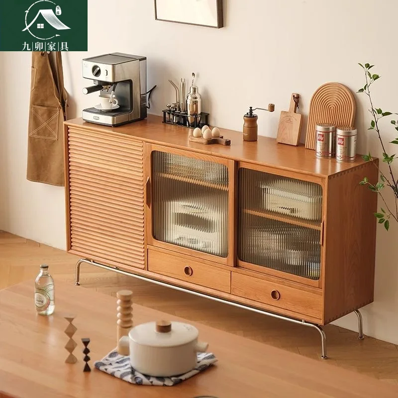 LH solid wood dining side cabinet, living room entrance storage wine cabinet, antique simple locker
LH solid wood dining side cabinet, living room entrance storage wine cabinet, antique simple locker