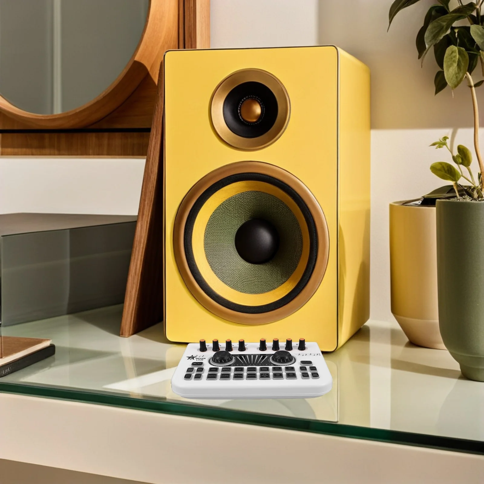 Live Sound Card Mixer Interface For Streaming Dj Karaoke Portable Recording Console
Live Sound Card Mixer Interface For Streaming Dj Karaoke Portable Recording Console