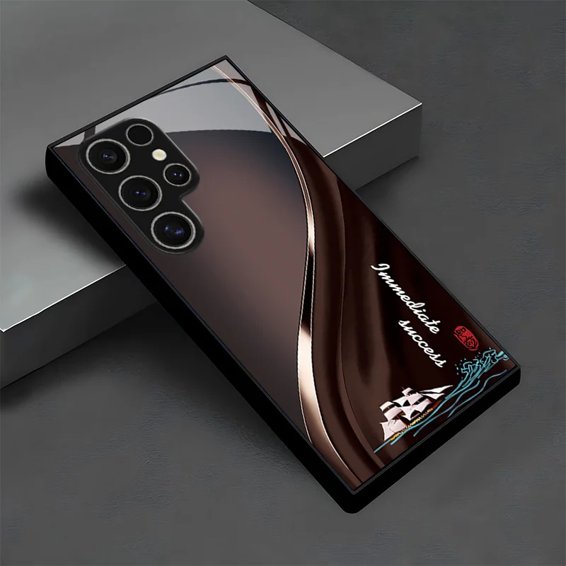 Creative Black Brown Smooth Sailing Pattern Glass Phone Case for Samsung Galaxy S26/S25/S24/S23/S22/S21/A53/A54/A56 Back Cover
Creative Black Brown Smooth Sailing Pattern Glass Phone Case for Samsung Galaxy S26/S25/S24/S23/S22/S21/A53/A54/A56 Back Cover