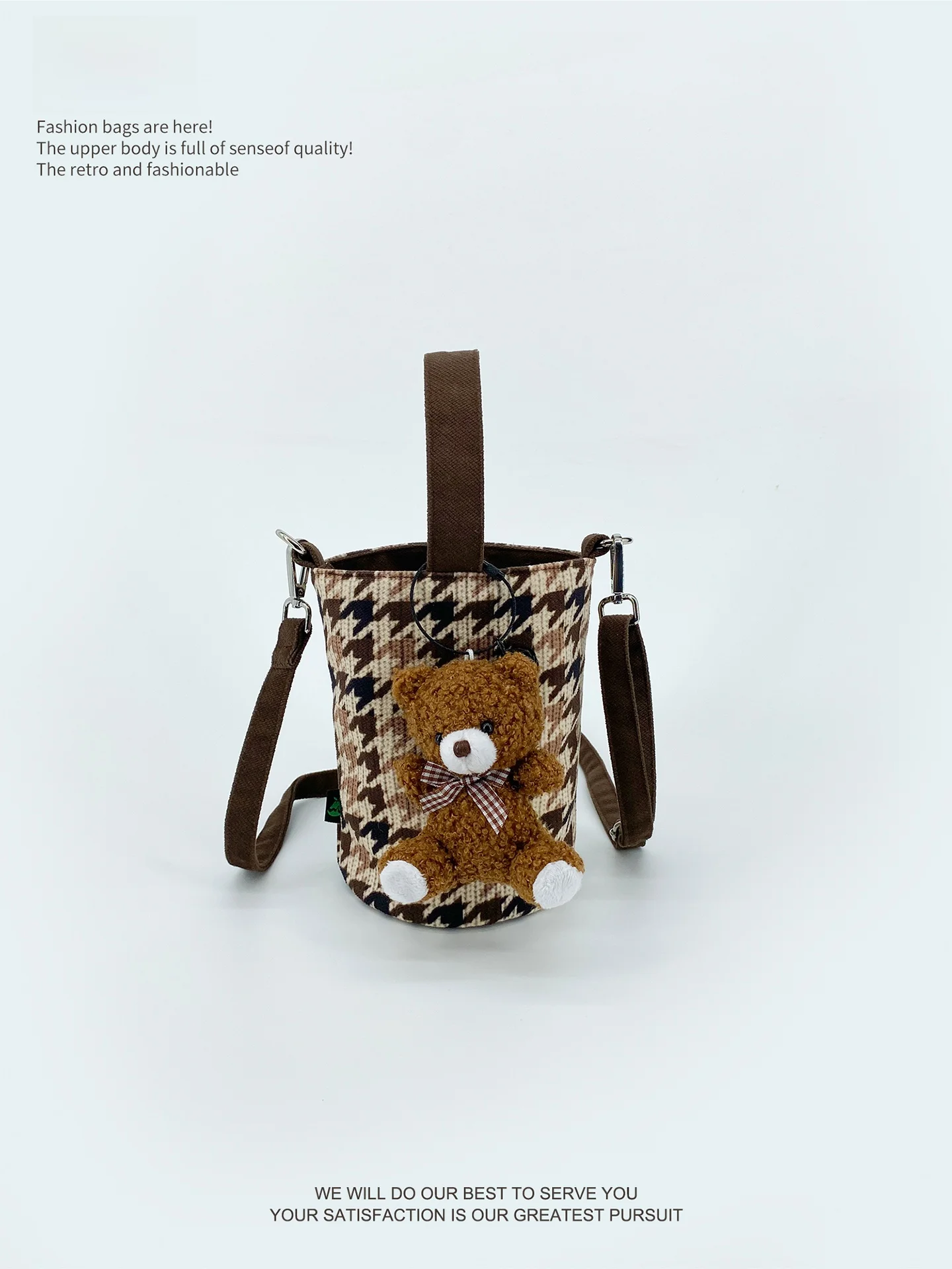 New Design Bear Pattern Canvas Bucket Bag Portable Commuting Handbag Mobile Phone Storage Bag Soft Foldable Eco-Friendly Bag
New Design Bear Pattern Canvas Bucket Bag Portable Commuting Handbag Mobile Phone Storage Bag Soft Foldable Eco-Friendly Bag