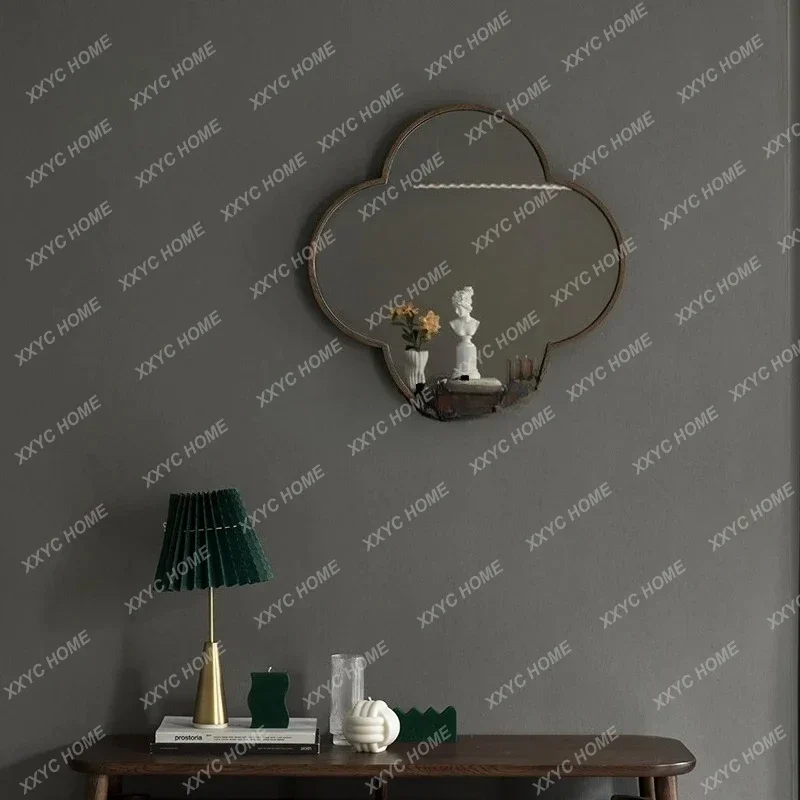 A Modern Chinese solid wood plum blossom wall-mounted makeup mirror decorative wall-mounted makeup mirror
A Modern Chinese solid wood plum blossom wall-mounted makeup mirror decorative wall-mounted makeup mirror