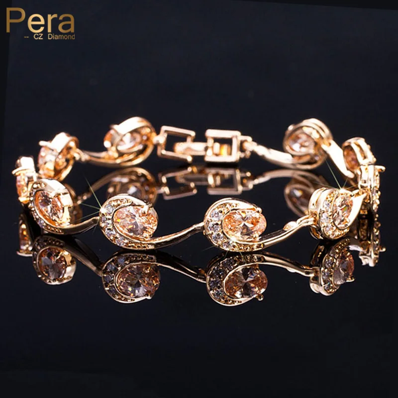 Pera 7 Colors Choice Champagne Moon Shape Cubic Zirconia Tennis Chains Link Bracelets for Women Summer Party Jewelry Gift B056
Pera 7 Colors Choice Champagne Moon Shape Cubic Zirconia Tennis Chains Link Bracelets for Women Summer Party Jewelry Gift B056