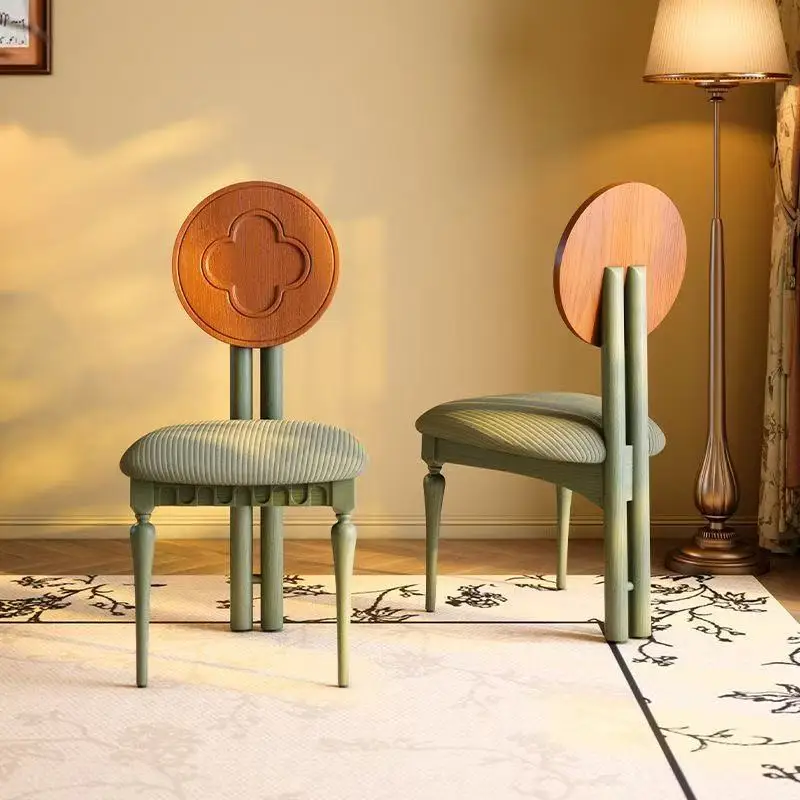 Vintage French Solid Wood Dining Chair, Rustic Designer Backrest for Small Dining Room Restaurant Chair Muebles Sillas Nordicas
Vintage French Solid Wood Dining Chair, Rustic Designer Backrest for Small Dining Room Restaurant Chair Muebles Sillas Nordicas