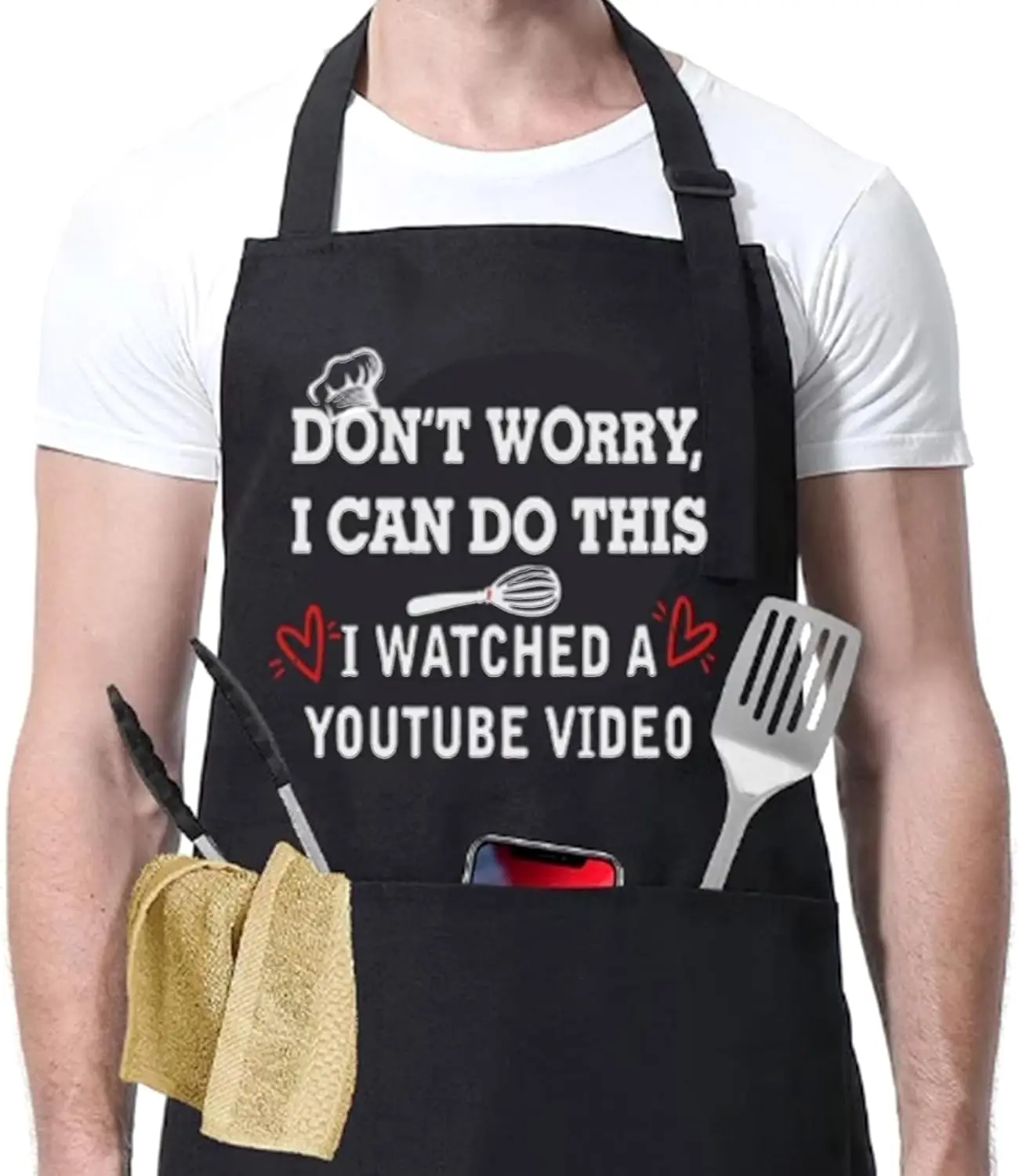Funny Apron for Men Women, Father's Day Gift, Birthday Gift for Mom, Cooking Grilling Apron
Funny Apron for Men Women, Father's Day Gift, Birthday Gift for Mom, Cooking Grilling Apron