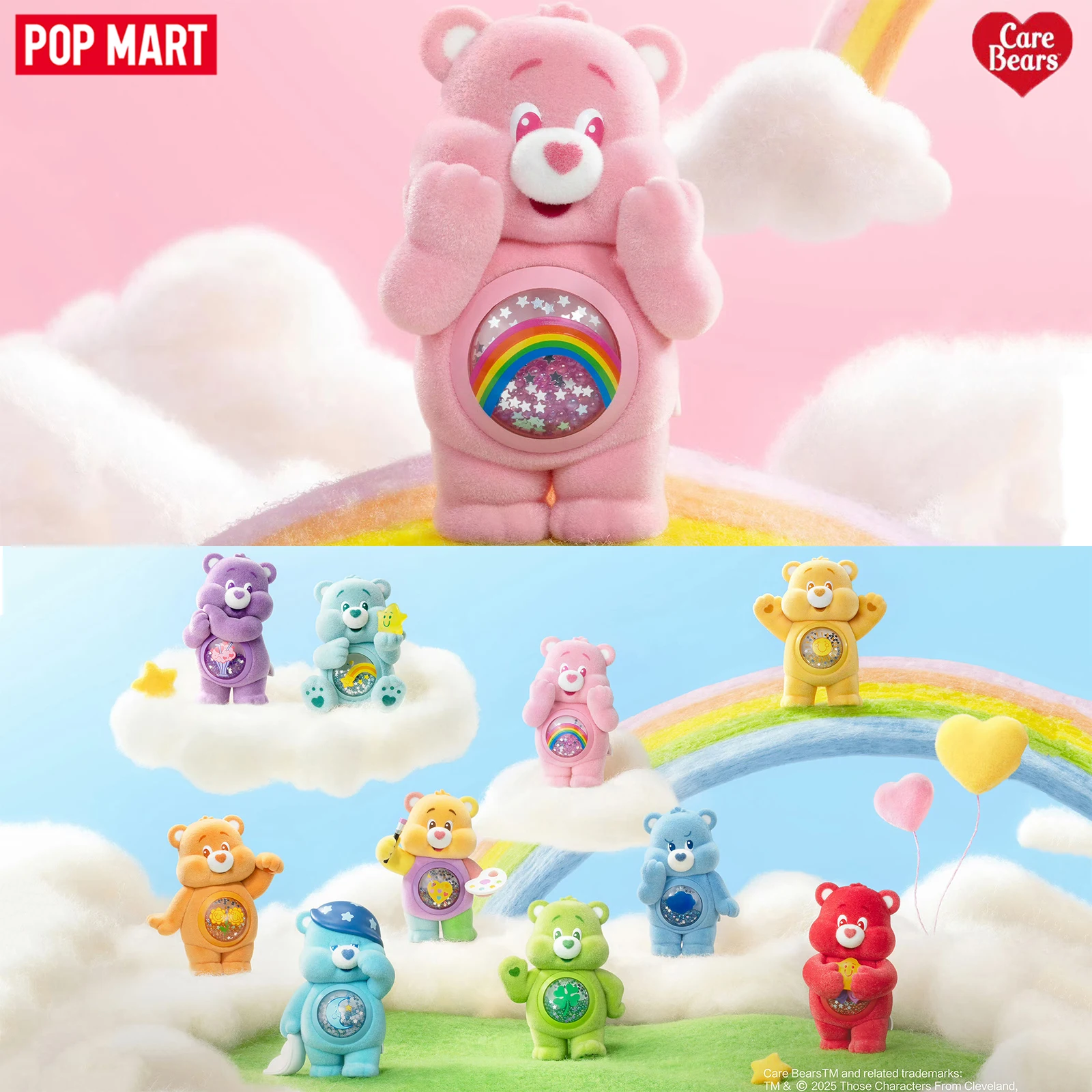 POP MART Care Bears Colorful Hugs Series Surprise Box Mystery Box Anime Action Figure Desktop Ornaments Decoration Bag Charm
POP MART Care Bears Colorful Hugs Series Surprise Box Mystery Box Anime Action Figure Desktop Ornaments Decoration Bag Charm