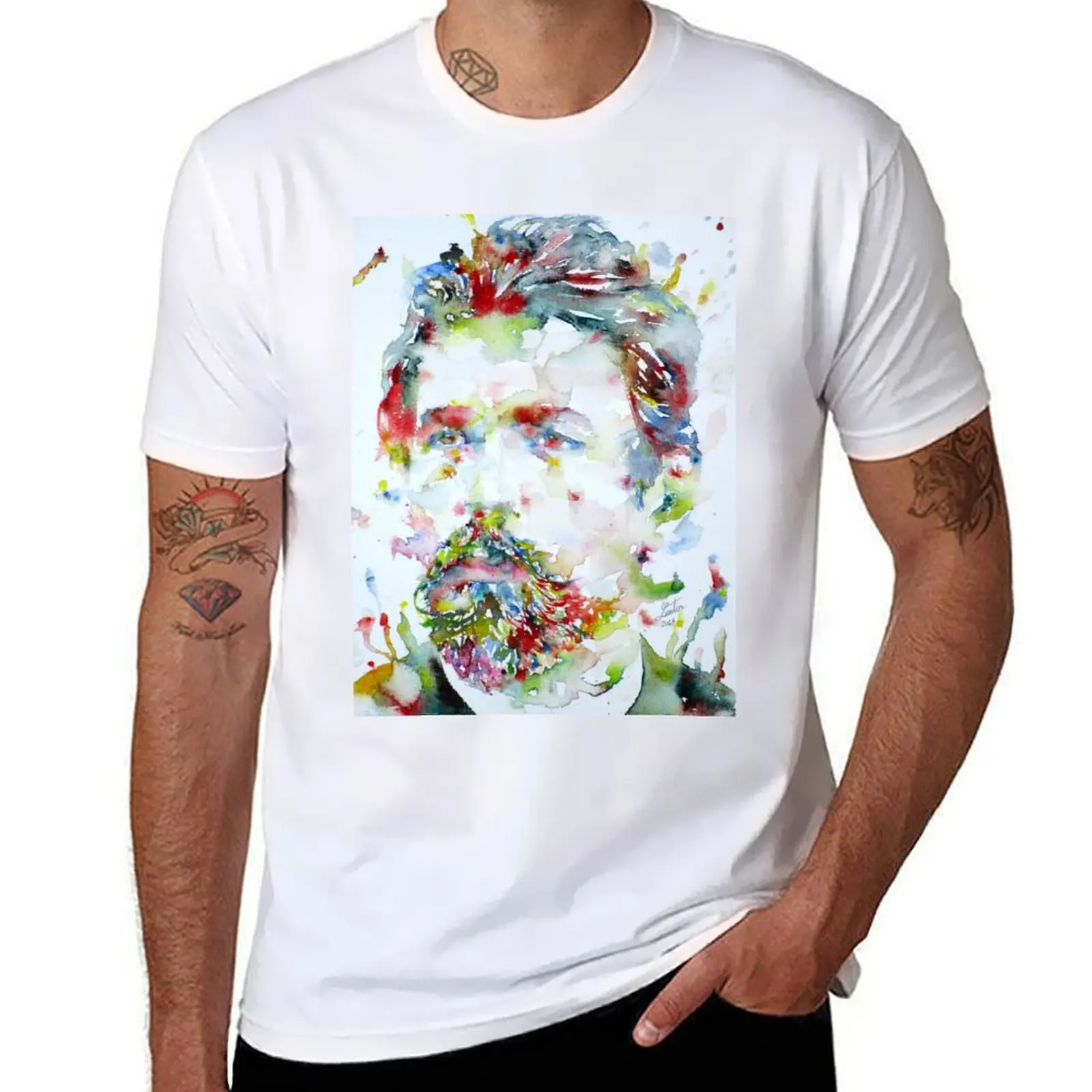 ANTON CHECHOV - watercolor portrait.4 T-Shirt summer shirt T-shirts man mens plain t shirts
ANTON CHECHOV - watercolor portrait.4 T-Shirt summer shirt T-shirts man mens plain t shirts