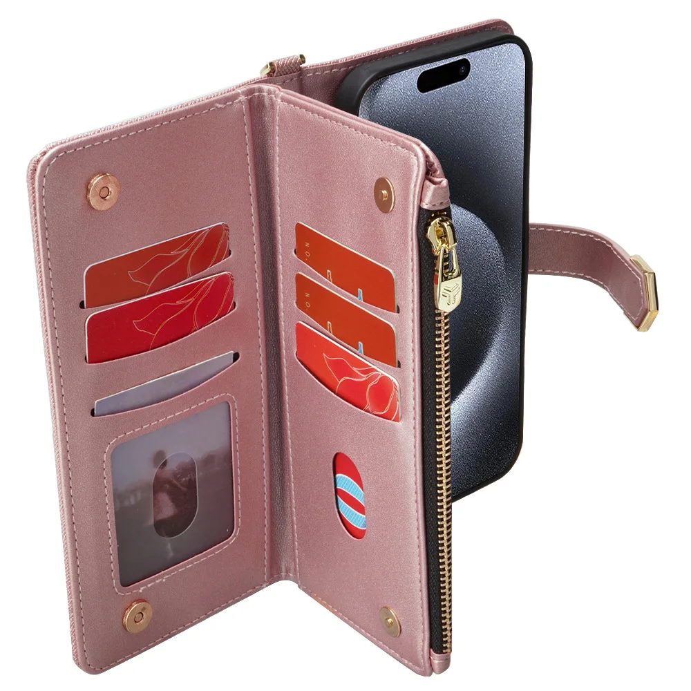 Metal Chain Leather Zipper Phone Bag Case For Xiaomi 17 Ultra 15T Pro 14 13 Lite 12 11 11T Crossbody 6 Cards Slot Flip Cover
Metal Chain Leather Zipper Phone Bag Case For Xiaomi 17 Ultra 15T Pro 14 13 Lite 12 11 11T Crossbody 6 Cards Slot Flip Cover