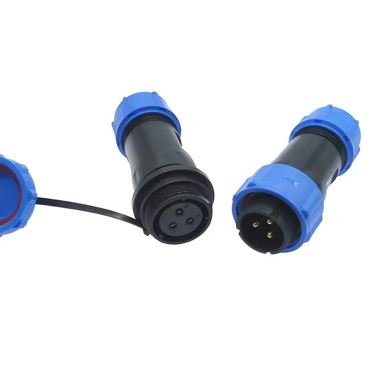 2Pcs SP21 2110 IP68 Waterproof Aviation Connector Set Male Female Welding Plug And Socket 2-7 Pin for Outdoor Cable
2Pcs SP21 2110 IP68 Waterproof Aviation Connector Set Male Female Welding Plug And Socket 2-7 Pin for Outdoor Cable