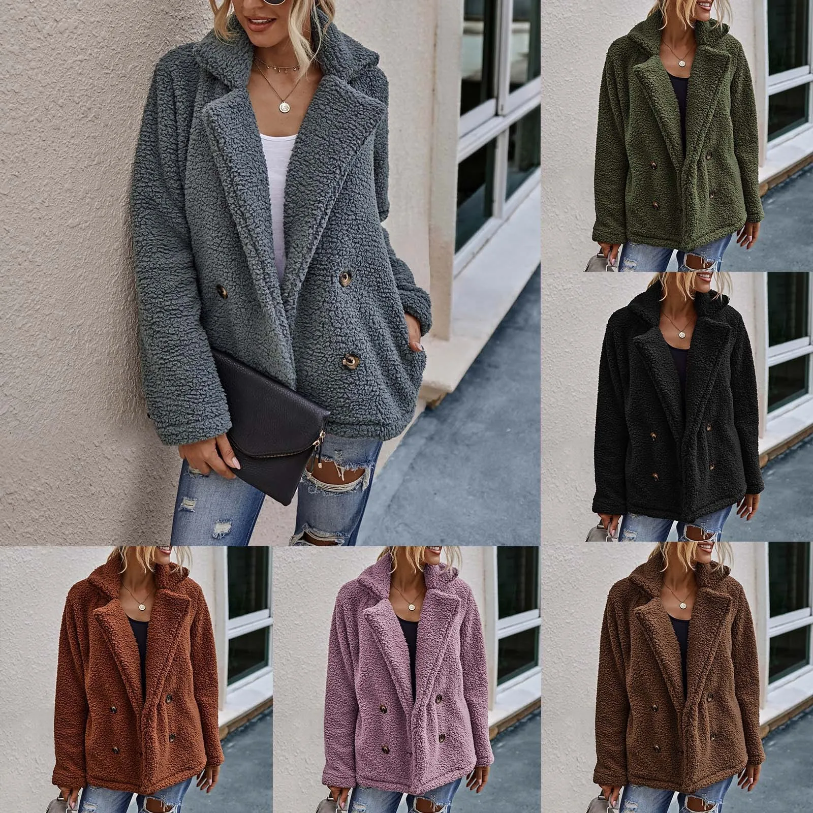 Leather Jacket Women under 30 Soft Jacket Women Womens Fashion Pure Color Long Sleeve Button Cardigan Zip up Sweatshirt Womens
Leather Jacket Women under 30 Soft Jacket Women Womens Fashion Pure Color Long Sleeve Button Cardigan Zip up Sweatshirt Womens