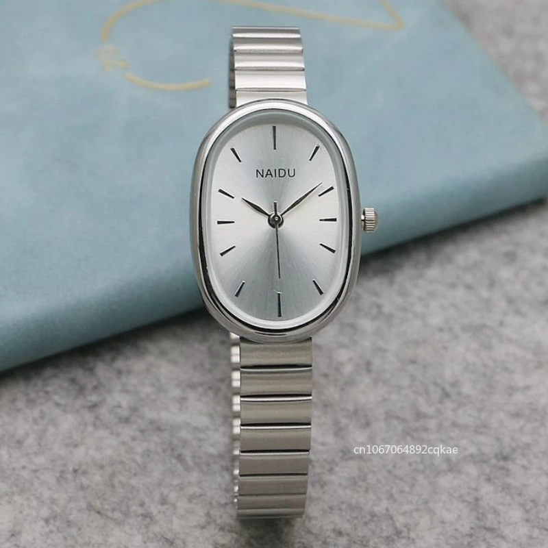 Fashion Luxury Women Quartz Watch Stainless Steel Oval Small Dial Bamboo Strap Student Wristwatch Clock Gift Relogio Feminino
Fashion Luxury Women Quartz Watch Stainless Steel Oval Small Dial Bamboo Strap Student Wristwatch Clock Gift Relogio Feminino