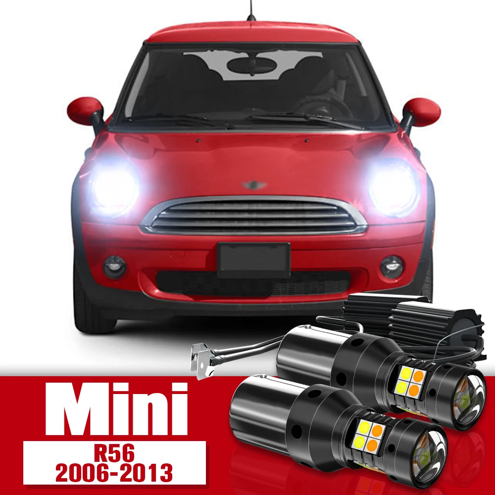 2pcs LED Accessories Dual Mode Turn Signal+Daytime Running Light DRL For Mini Cooper R56 2006-2013 2007 2008 2009 2010 2011 2012
2pcs LED Accessories Dual Mode Turn Signal+Daytime Running Light DRL For Mini Cooper R56 2006-2013 2007 2008 2009 2010 2011 2012