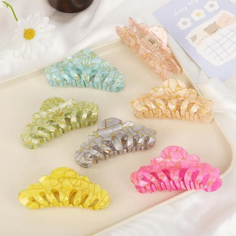 Lady Nacreous Hair Claw Clip Ponytail Claw Holder Barrettes Ponytail Holder 6XDA
Lady Nacreous Hair Claw Clip Ponytail Claw Holder Barrettes Ponytail Holder 6XDA