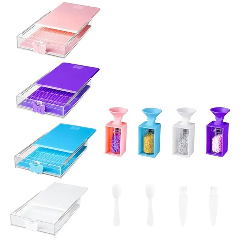 Mar.12-Pack Trabricks Stackable Diamond Art Trays With Lids, Diamond-Painting Art Kits For Adult For DIY Art Craft
Mar.12-Pack Trabricks Stackable Diamond Art Trays With Lids, Diamond-Painting Art Kits For Adult For DIY Art Craft