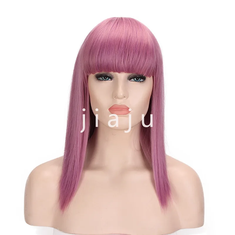 European and American animation wig Starlight successor wig cosplay Qi bangs long straight hair
European and American animation wig Starlight successor wig cosplay Qi bangs long straight hair