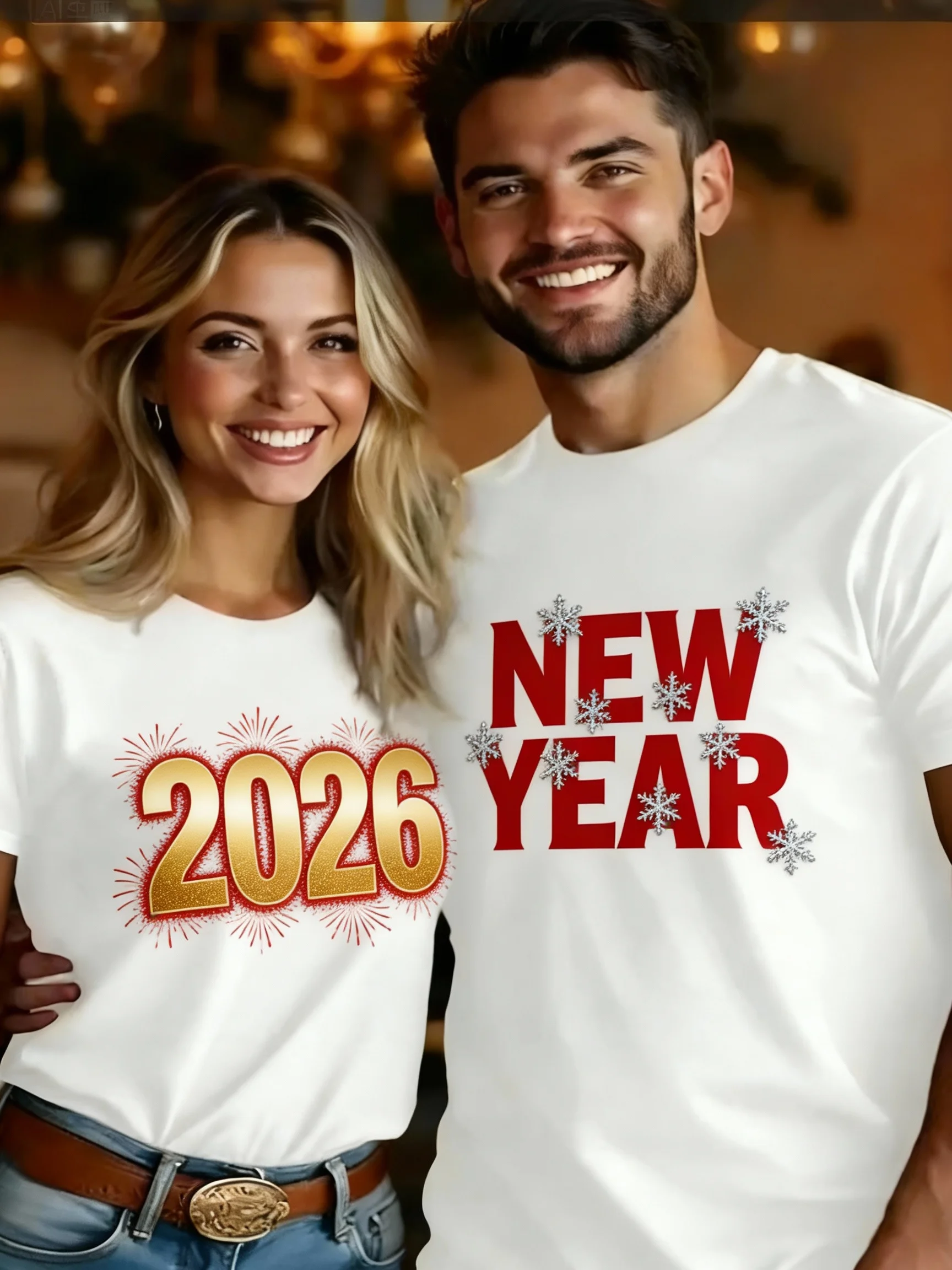 Unisex White T-Shirt - Minimalist New Year 2026 Motif, Organic Cotton Moisture-Wicking, Travel-Friendly Gift
Unisex White T-Shirt - Minimalist New Year 2026 Motif, Organic Cotton Moisture-Wicking, Travel-Friendly Gift