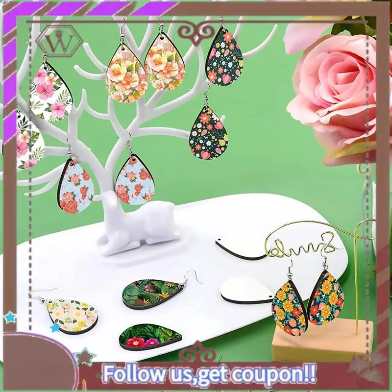(New)-120 Pcs With Earring Hooks And Jump Rings MDF Teardrop Earrings Blanks For Women Girls
(New)-120 Pcs With Earring Hooks And Jump Rings MDF Teardrop Earrings Blanks For Women Girls