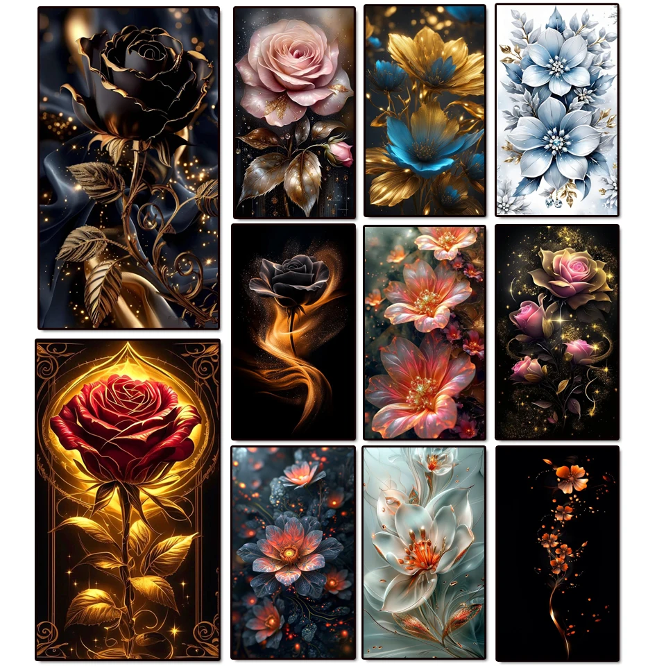 5D алмазная живопись, новинка 2025 года, мозаика, черное золото, роза, полная квадратная круглая вышивка, мозаика, фэнтезийные цветочные украшения для дома
5D алмазная живопись, новинка 2025 года, мозаика, черное золото, роза, полная квадратная круглая вышивка, мозаика, фэнтезийные цветочные украшения для дома