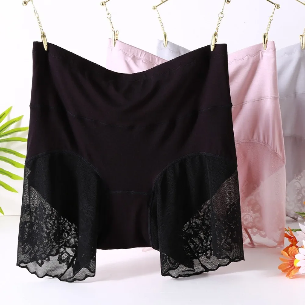 Fashion High Waist Lace Mesh Safety Pants Anti-Glare Thin Seamless Panties Lingerie Large Size Underwear for Women Ladies
Fashion High Waist Lace Mesh Safety Pants Anti-Glare Thin Seamless Panties Lingerie Large Size Underwear for Women Ladies