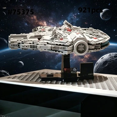 Конструктор Hot Toys Star Wars: Millennium Falcon, модель космического корабля к 25-летию, 921 деталь, для мальчиков, подарок
Конструктор Hot Toys Star Wars: Millennium Falcon, модель космического корабля к 25-летию, 921 деталь, для мальчиков, подарок