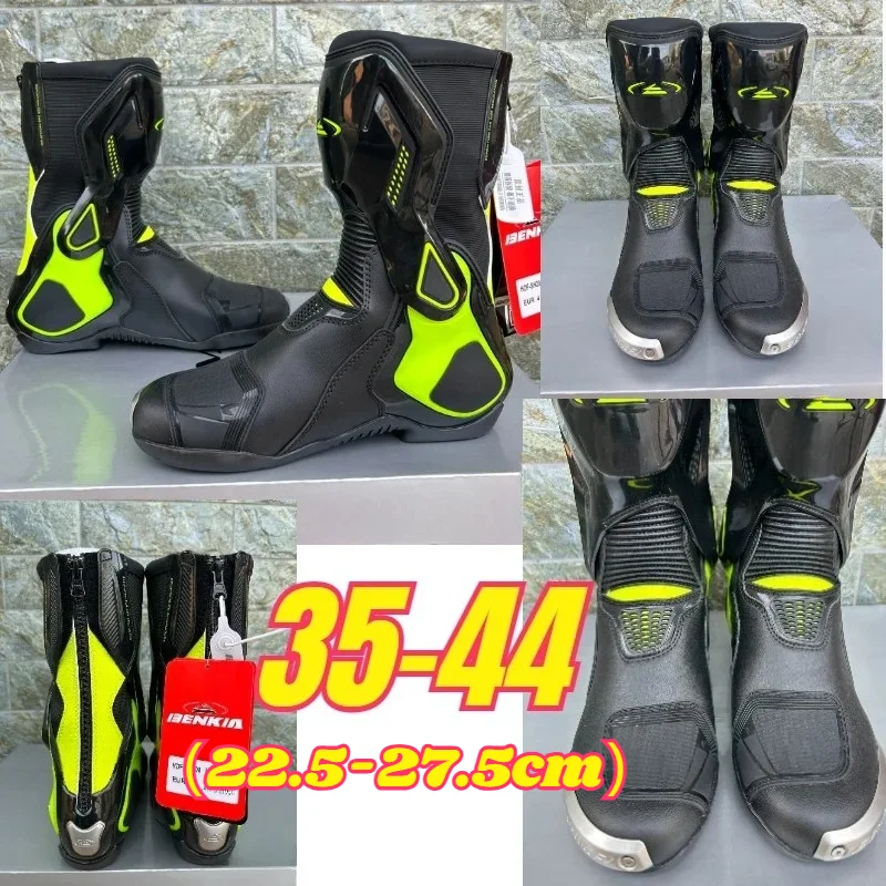 BENKIA Motorcycle Botas CE Certified Professional Track Riding Boots Racing Summer Zapato AntiCollision Off-Road for Rally
BENKIA Motorcycle Botas CE Certified Professional Track Riding Boots Racing Summer Zapato AntiCollision Off-Road for Rally