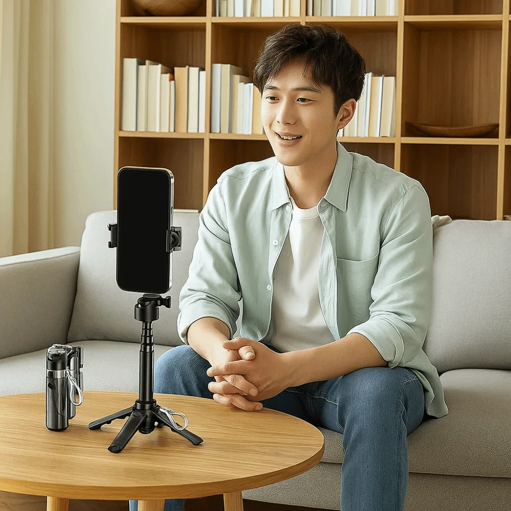 3 in 1 Mini Telescopic Selfie Stick 360° Rotation Extendable Bluetooth Selfie Stick Lightweight with Wireless Bluetooth
3 in 1 Mini Telescopic Selfie Stick 360° Rotation Extendable Bluetooth Selfie Stick Lightweight with Wireless Bluetooth