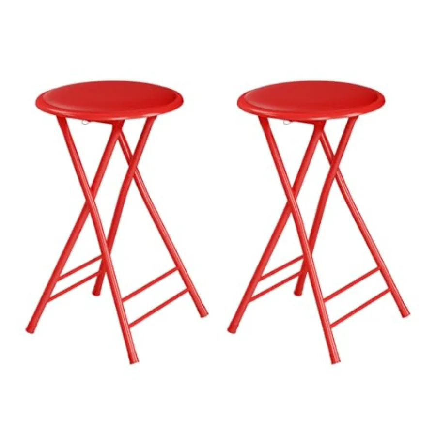 Folding Stool - Counter Height Bar Stools -Inch Backl Folding Chairs with 5lb Capacity for Kitchen, Rec Room, or Game Room
Folding Stool - Counter Height Bar Stools -Inch Backl Folding Chairs with 5lb Capacity for Kitchen, Rec Room, or Game Room