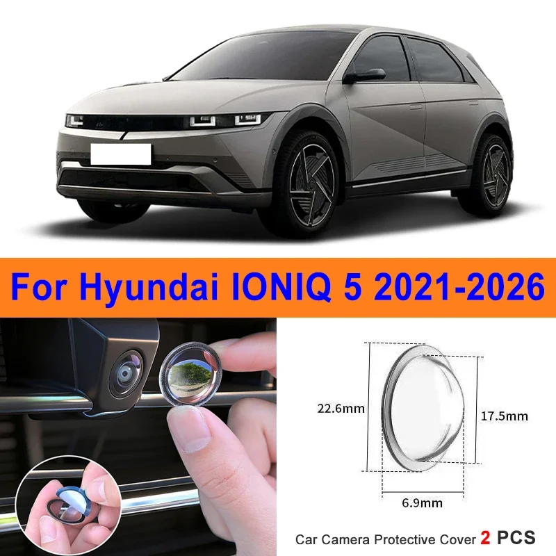 360 Reverse Image Car Camera Cover Anti-Scratch PC Lens Protector Stickers For Hyundai IONIQ 5 2021-2026 2Pcs
360 Reverse Image Car Camera Cover Anti-Scratch PC Lens Protector Stickers For Hyundai IONIQ 5 2021-2026 2Pcs