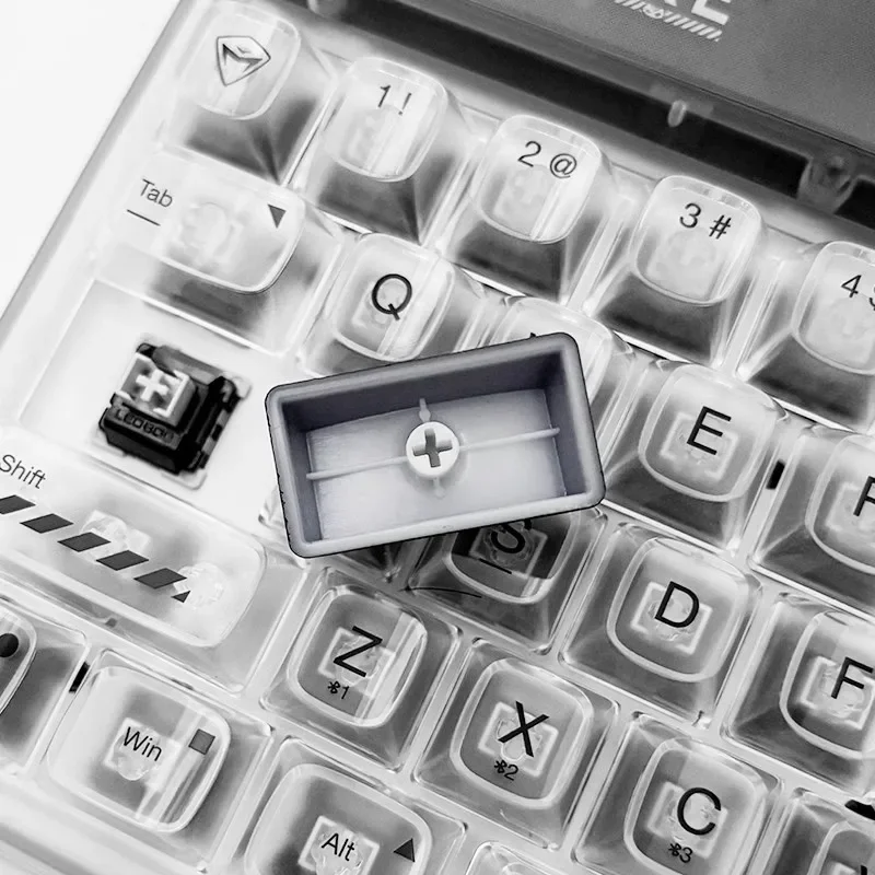 Caps key "Remember to drink water" transparent keycap, capital key 1.75u width 3.2cm
Caps key "Remember to drink water" transparent keycap, capital key 1.75u width 3.2cm