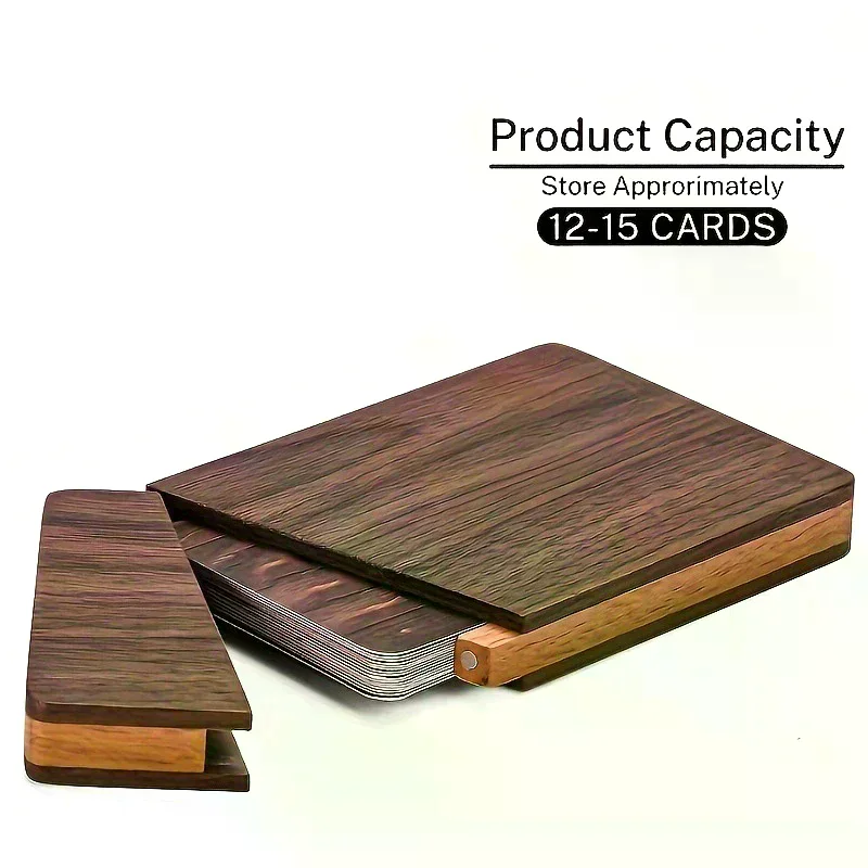 Portable Walnut Wood Business Card Holder Slim Card Case For Men Wooden Business Card Ganizer Desk Accessories
Portable Walnut Wood Business Card Holder Slim Card Case For Men Wooden Business Card Ganizer Desk Accessories