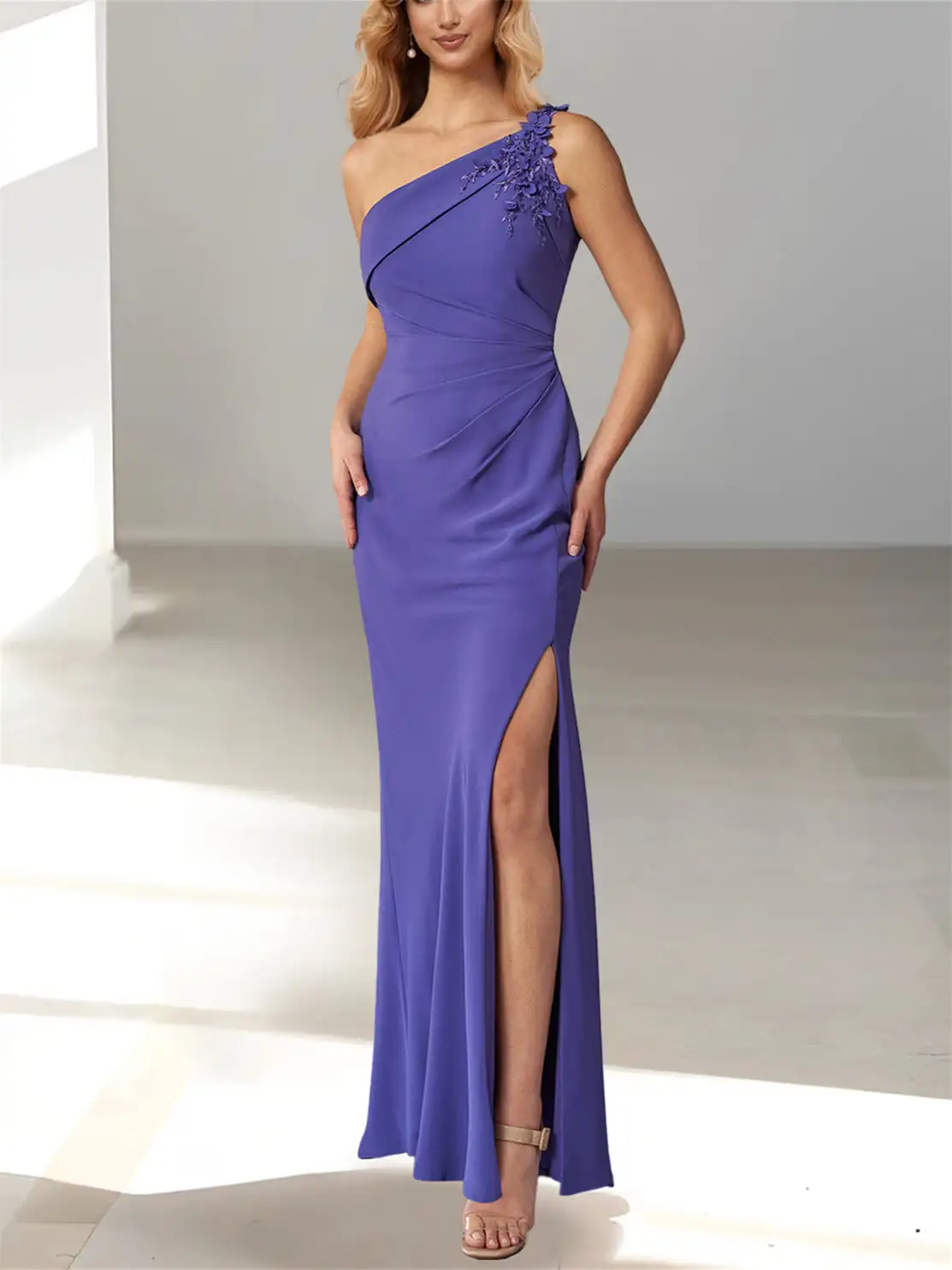 Elegant One Shoulder Satin Evening Slit Fashion 2024 Sexy Party Purple Long Gowns Summer Tank Robe
Elegant One Shoulder Satin Evening Slit Fashion 2024 Sexy Party Purple Long Gowns Summer Tank Robe
