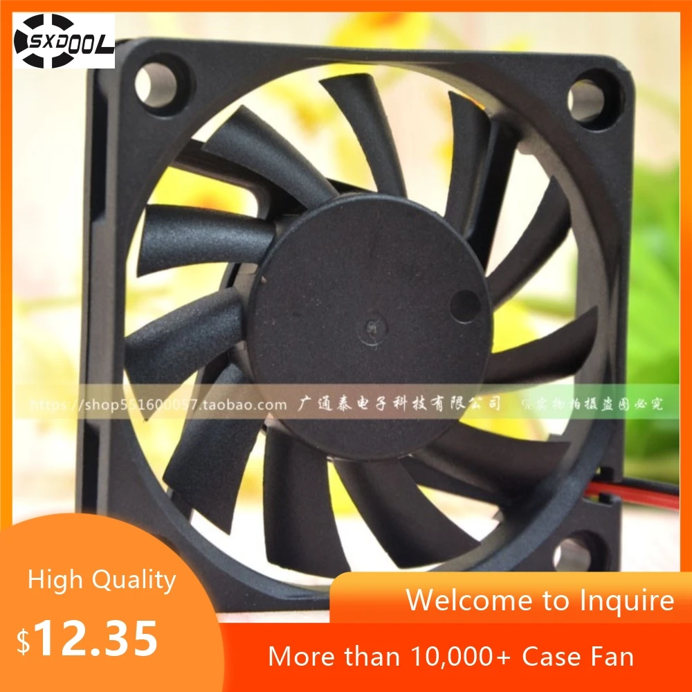 60 мм GT0605MB-10 6010 5 В 0,14 А 6 см USB ультратонкий бесшумный охлаждающий вентилятор
60 мм GT0605MB-10 6010 5 В 0,14 А 6 см USB ультратонкий бесшумный охлаждающий вентилятор