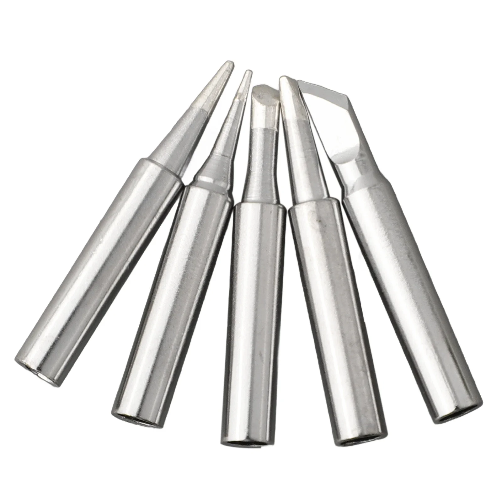5PCS Copper Iron Tip Lead-Free Soldering IronTip Replacement I+B+K+3C+2.4D Welding Tip Head Electric Soldering Iron Tips
5PCS Copper Iron Tip Lead-Free Soldering IronTip Replacement I+B+K+3C+2.4D Welding Tip Head Electric Soldering Iron Tips
