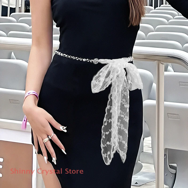 Sweet Decorative Lace Waist Belts For Women Clothing Accessories Elegant Dress Waist Chain Versatile Fashion Waist Chain Gifts
Sweet Decorative Lace Waist Belts For Women Clothing Accessories Elegant Dress Waist Chain Versatile Fashion Waist Chain Gifts