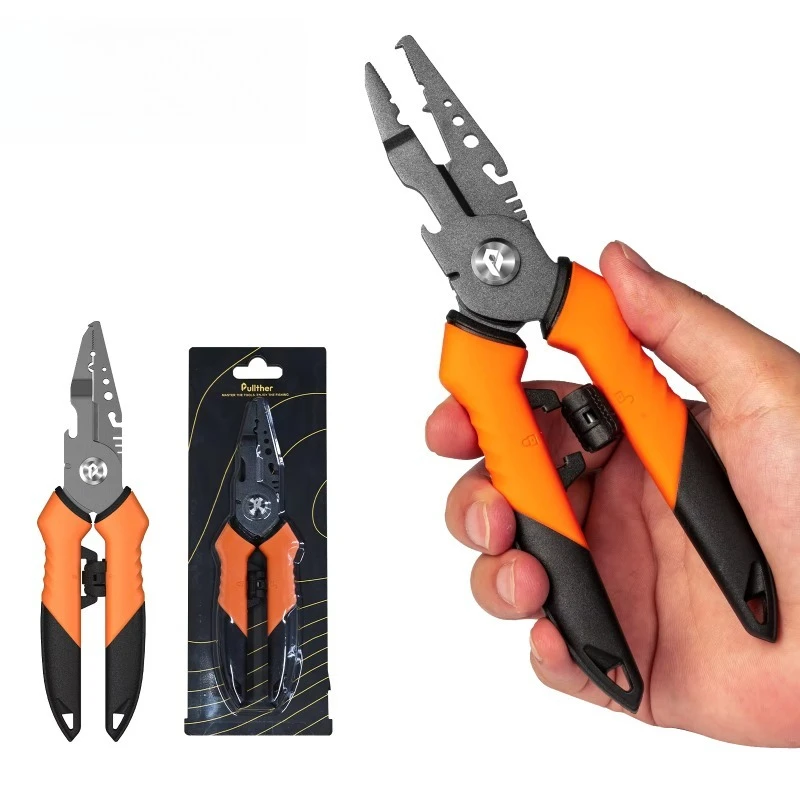 9 in 1 Multitool Fishing Pliers Stainless Steel 19cm Hook Remover Cutter for Anglers Fishing Accessories
9 in 1 Multitool Fishing Pliers Stainless Steel 19cm Hook Remover Cutter for Anglers Fishing Accessories