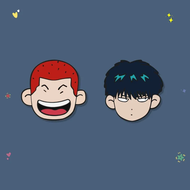 SLAM DUNK Anime Peripheral Metal Badge Sakuragi Hanamichi Rukawa Kaede Bag Decorated Brooch Collect Birthday Gift
SLAM DUNK Anime Peripheral Metal Badge Sakuragi Hanamichi Rukawa Kaede Bag Decorated Brooch Collect Birthday Gift