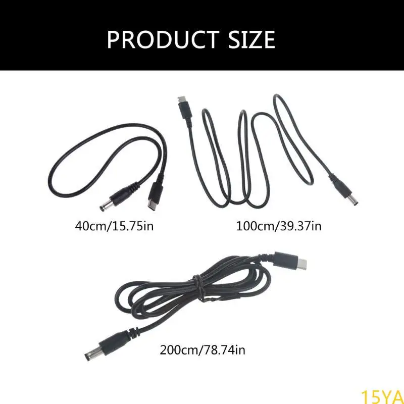 15YA Длительность USB C до DC5.5x2,1 мм Power Cable для наблюдения Музыкальное оборудование
15YA Длительность USB C до DC5.5x2,1 мм Power Cable для наблюдения Музыкальное оборудование
