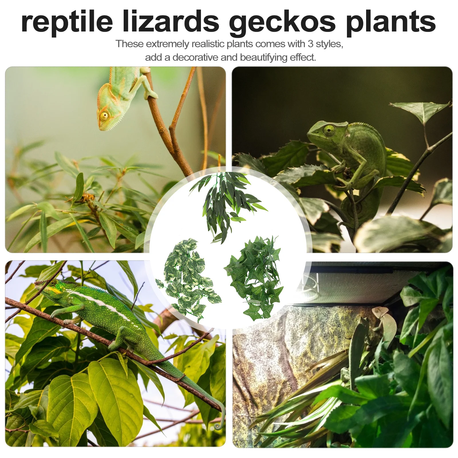 3pcs For Reptile Lizards Geckos Reptile Plants Leaf Snake Tank Suction Cup Realistic Leaf Pet Lizards Plants Decoration Habitat
3pcs For Reptile Lizards Geckos Reptile Plants Leaf Snake Tank Suction Cup Realistic Leaf Pet Lizards Plants Decoration Habitat