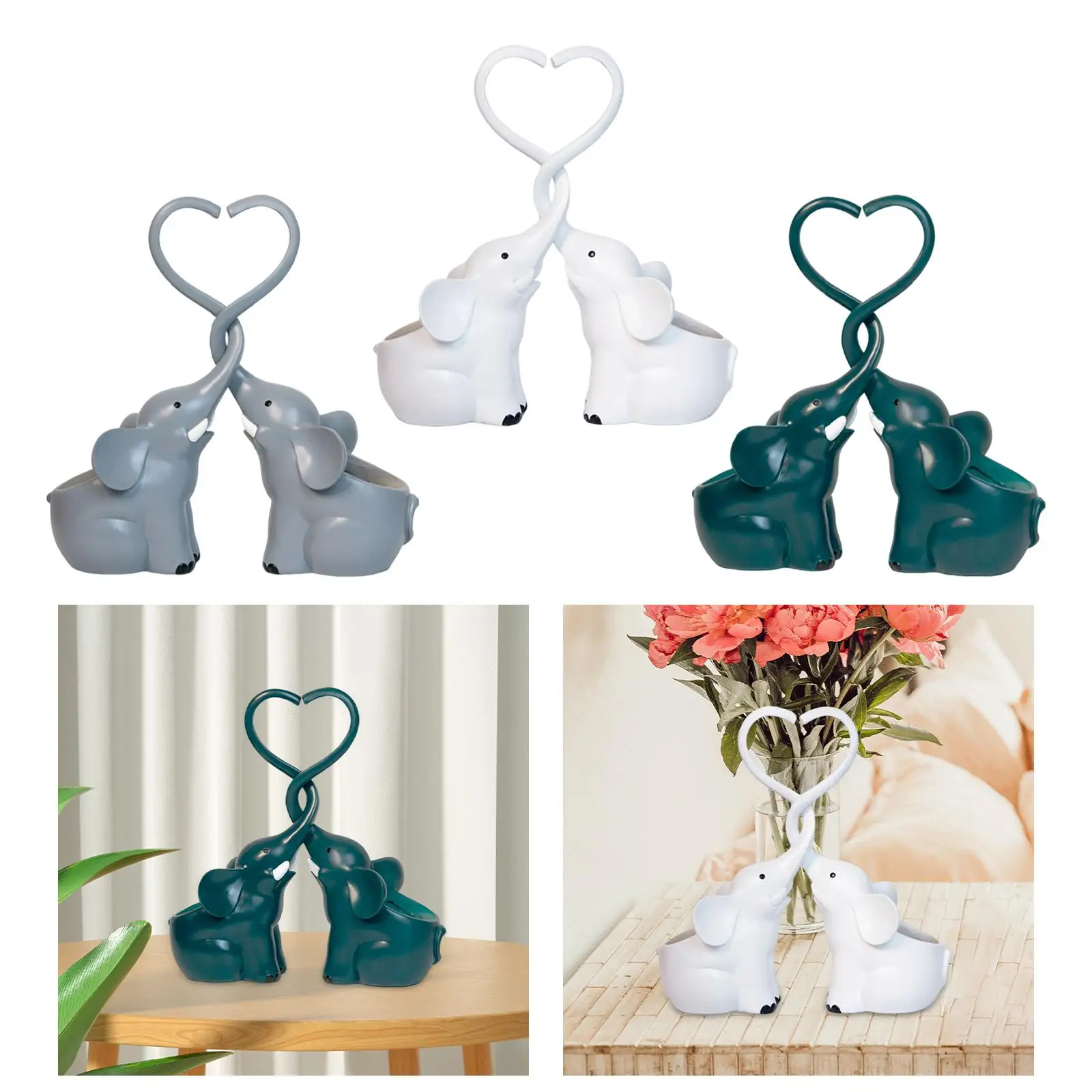 2 Pieces Nordic Elephant Planter Flower Plant Containers Storage Ornament Statue
2 Pieces Nordic Elephant Planter Flower Plant Containers Storage Ornament Statue