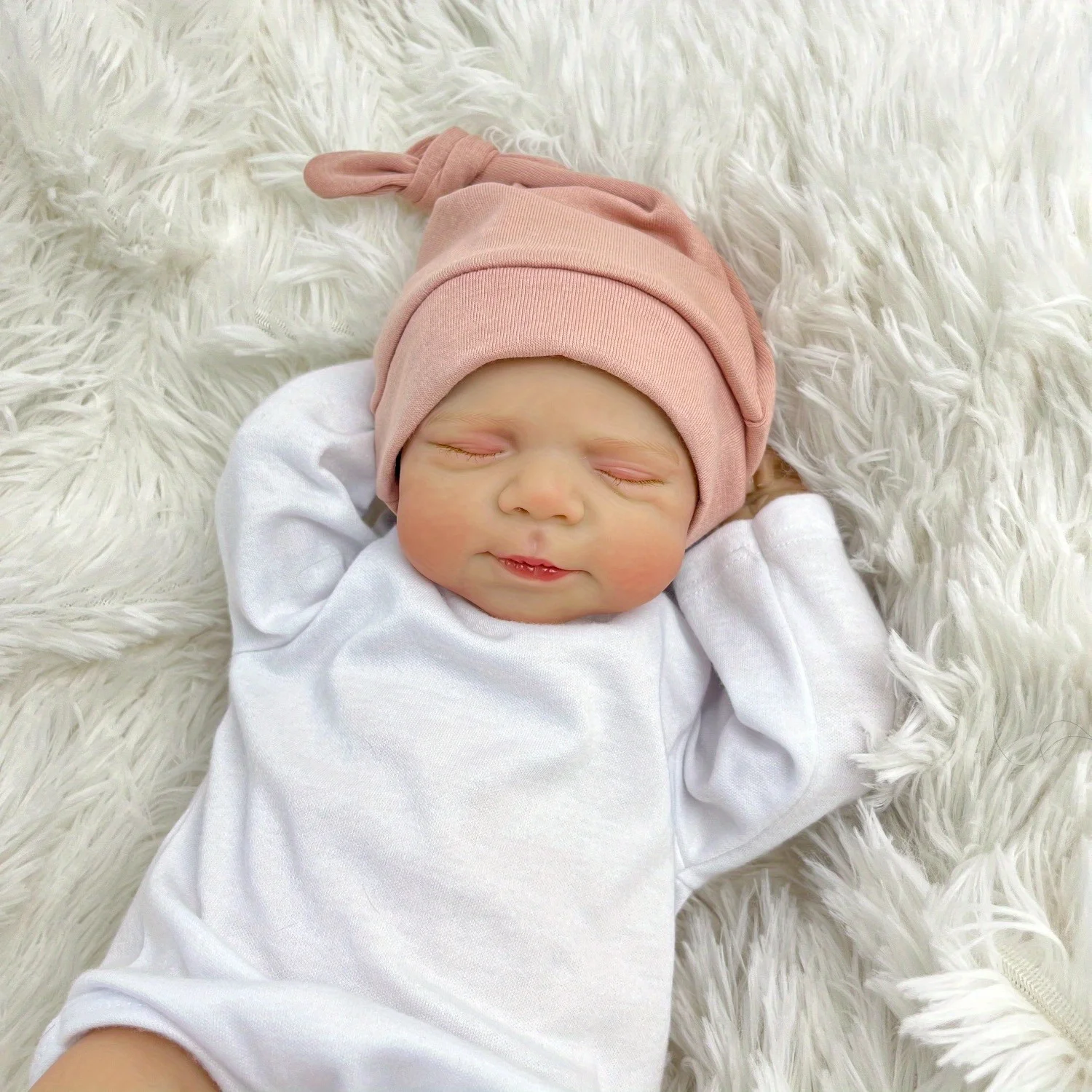 BZDOLL 19inch 48cm Asleep Reborn Doll, Soft Vinyl, 3D Painted Skin with Veins, Kids Toy & Birthday Gift for Ages 3+
BZDOLL 19inch 48cm Asleep Reborn Doll, Soft Vinyl, 3D Painted Skin with Veins, Kids Toy & Birthday Gift for Ages 3+