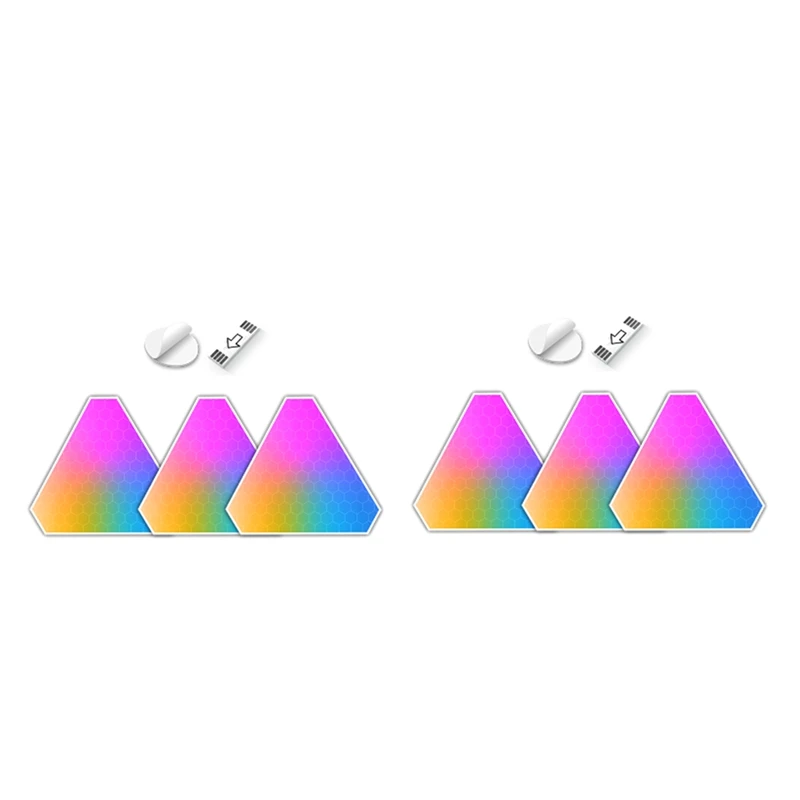 Умная RGB-подсветка "сделай сам", атмосферное освещение, треугольная стена, лампа для спальни, APP, музыкальная синхронизация, игровая комната, телевизор (Bluetooth)
Умная RGB-подсветка "сделай сам", атмосферное освещение, треугольная стена, лампа для спальни, APP, музыкальная синхронизация, игровая комната, телевизор (Bluetooth)