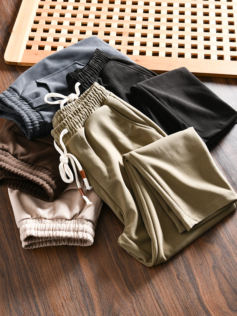 Fashionable Heavyweight Tweed Casual Pants Loose Straight Leg Elastic Waist Men's Fashionable Tailored Goods ODM Order
Fashionable Heavyweight Tweed Casual Pants Loose Straight Leg Elastic Waist Men's Fashionable Tailored Goods ODM Order