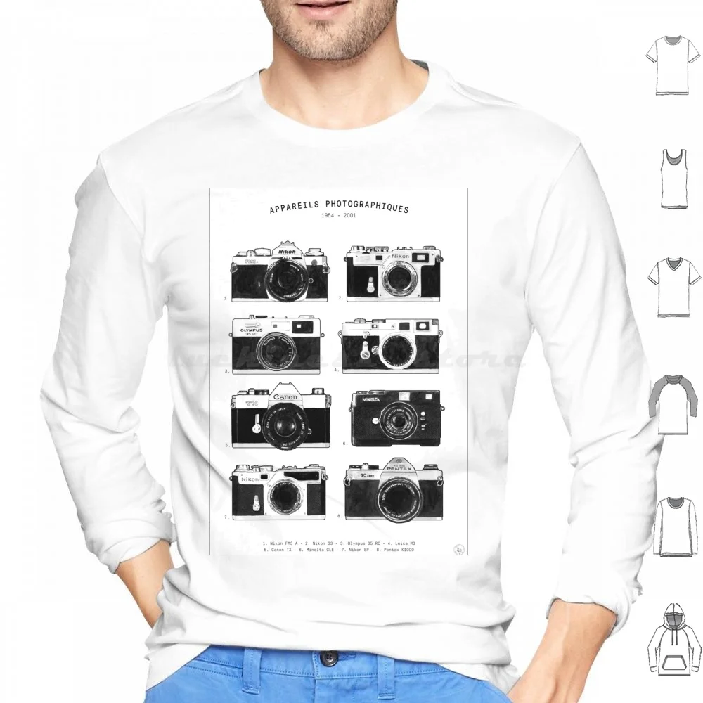 Vintage Cameras Collection Hoodies Long Sleeve Camera Appareil Analog Chart Vintage Scientific Watercolour
Vintage Cameras Collection Hoodies Long Sleeve Camera Appareil Analog Chart Vintage Scientific Watercolour