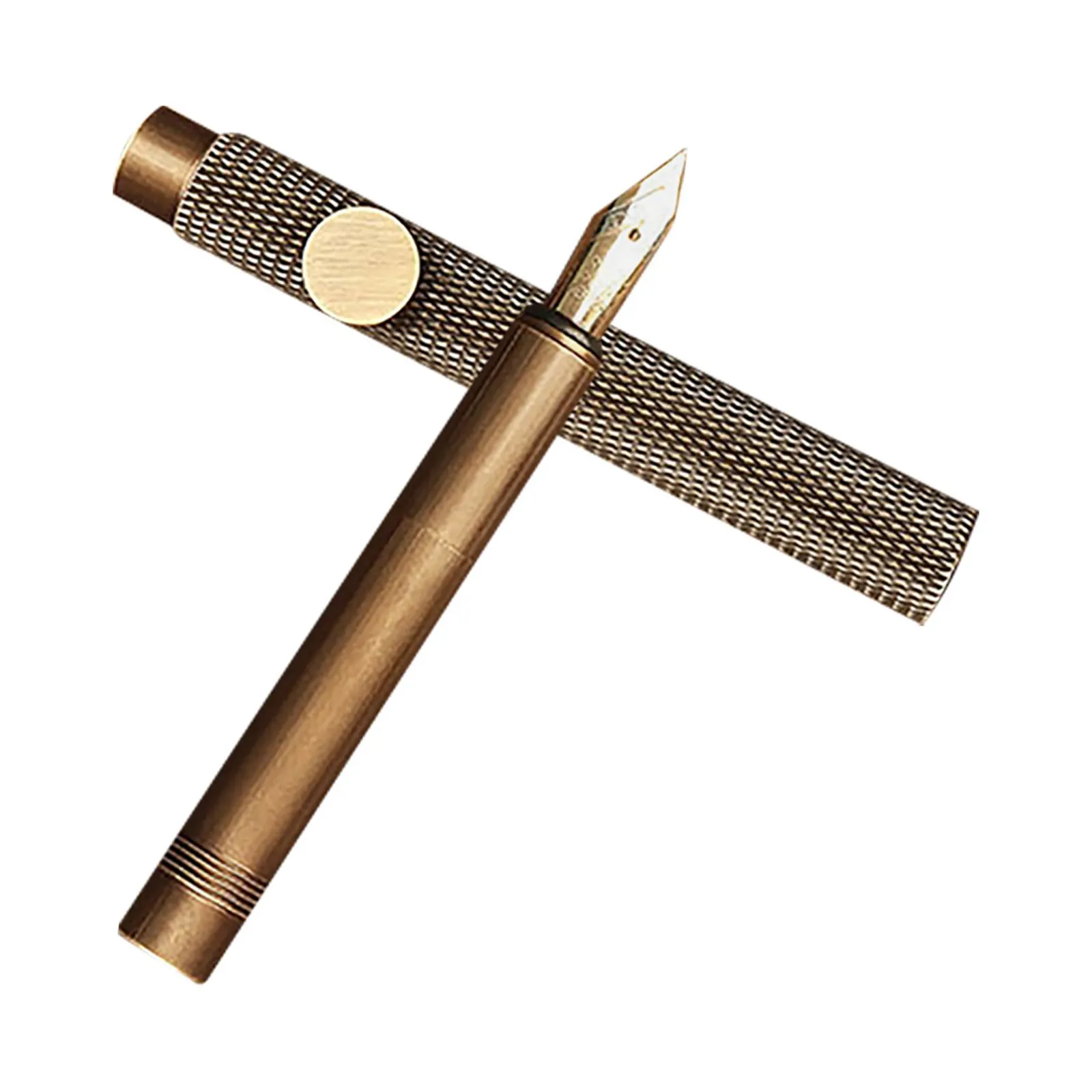Portable Brass Fountain Pen Retro Mini 05Mm Fine Tip Smooth Writing Ink Pen for Calligraphy Signing Office Use
Portable Brass Fountain Pen Retro Mini 05Mm Fine Tip Smooth Writing Ink Pen for Calligraphy Signing Office Use
