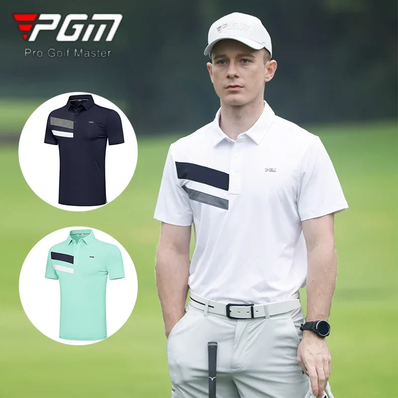 PGM Men Casual Golf T-shirt Male Breathable Dry Fit Tops Stretch Sweat-wicking Golf Clothing Men Pathcowrk Athletic Shirts M-XXL
PGM Men Casual Golf T-shirt Male Breathable Dry Fit Tops Stretch Sweat-wicking Golf Clothing Men Pathcowrk Athletic Shirts M-XXL