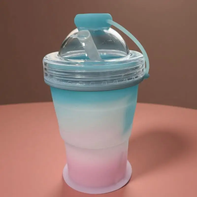 New 1Pcs 2 In 1 Ice Mold And Water Bottle Food-Grade Silicone Foldable Ice Ball Cup BPA-Free Portable Travel Tumbler For Camping
New 1Pcs 2 In 1 Ice Mold And Water Bottle Food-Grade Silicone Foldable Ice Ball Cup BPA-Free Portable Travel Tumbler For Camping