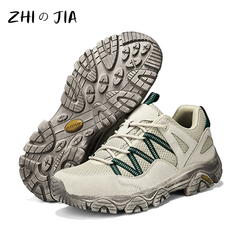 Men's Outdoor Anti slip Mountaineering Shoes Couple Mesh Large Breathable Sports Shoes Leisure Travel Hiking Footwear
Men's Outdoor Anti slip Mountaineering Shoes Couple Mesh Large Breathable Sports Shoes Leisure Travel Hiking Footwear