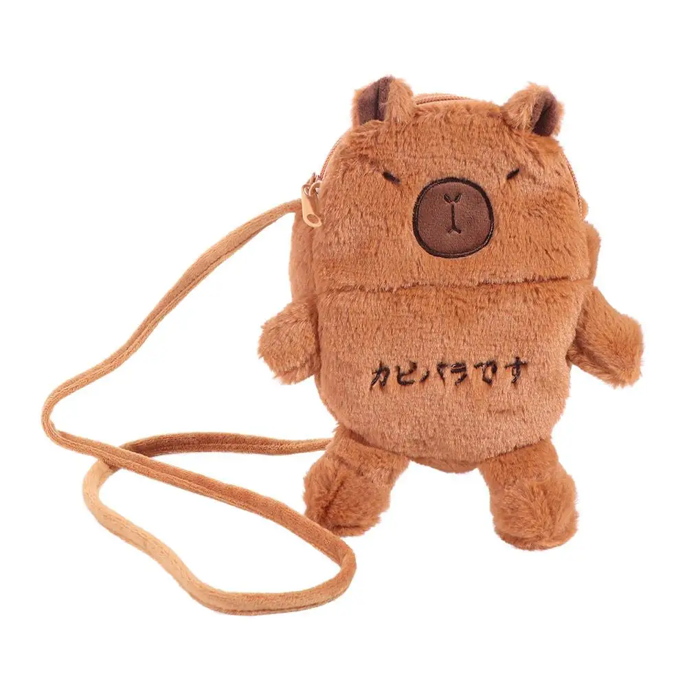 Durable Cartoon Capybara Crossbody Bag Cute Soft Capybara Phone Bag Purse Fluffy Mobile Phone Pouch Travel
Durable Cartoon Capybara Crossbody Bag Cute Soft Capybara Phone Bag Purse Fluffy Mobile Phone Pouch Travel