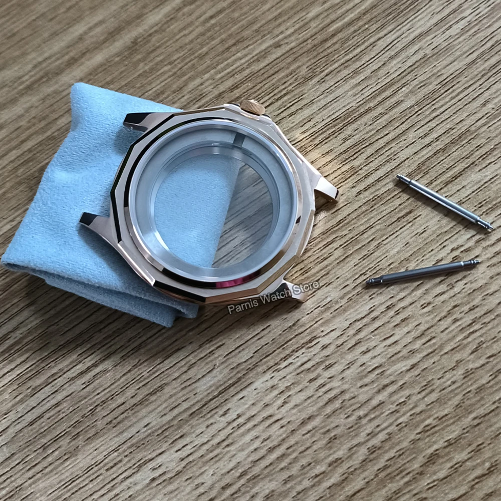 41mm Bronze Material Watch Case Sapphire Crystal 5ATM Water Resistance Fit for Japan Miyota8215 Automatic Movement
41mm Bronze Material Watch Case Sapphire Crystal 5ATM Water Resistance Fit for Japan Miyota8215 Automatic Movement
