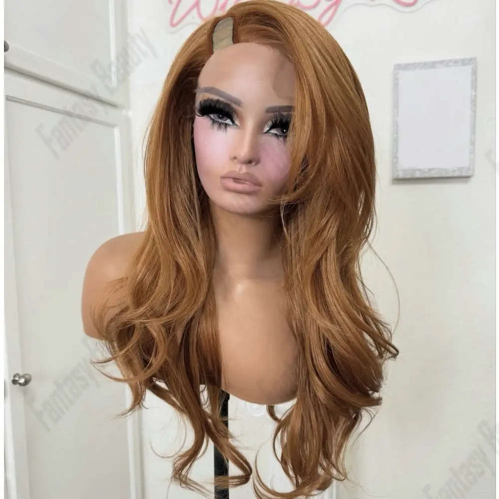 Ginger Orange Brown U Part Wig Human Hair Adjustable Natural Loose Wave Glueless 1*4 V Part Wig Human Hair Easy Wear for Women
Ginger Orange Brown U Part Wig Human Hair Adjustable Natural Loose Wave Glueless 1*4 V Part Wig Human Hair Easy Wear for Women