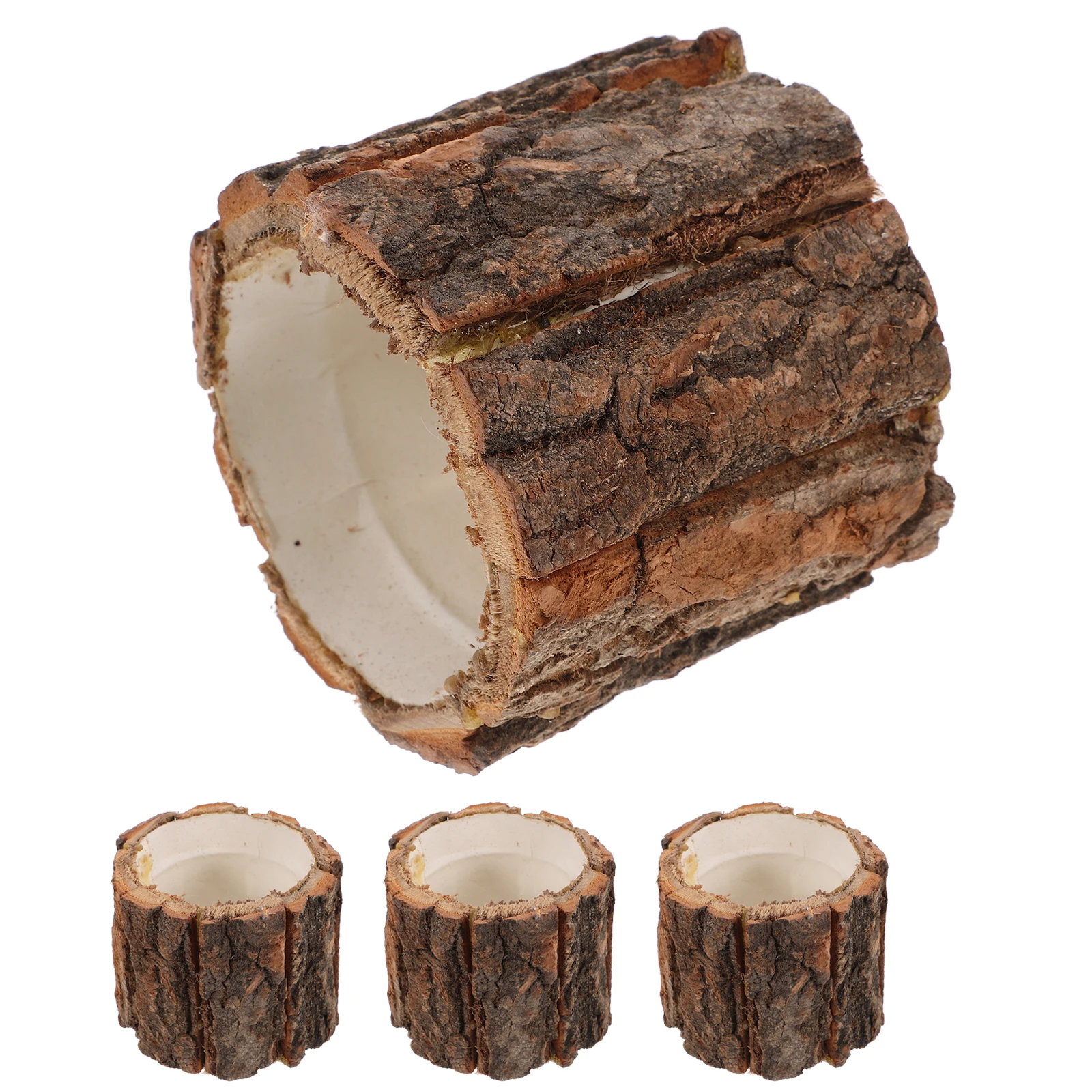 4 Pcs Waterproof Bark Flower Bucket 9cm 8cm Pastoral Style Planter Pot Wooden Plant Container Garden Decor
4 Pcs Waterproof Bark Flower Bucket 9cm 8cm Pastoral Style Planter Pot Wooden Plant Container Garden Decor